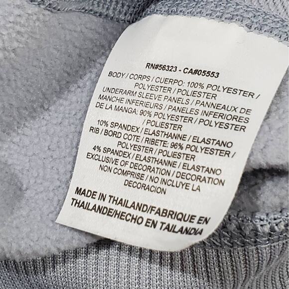 Nike Therma-Fit Gray Gray Long Sleeve Hooded Hoodie Sweatshirt Medium - Picture 4 of 7